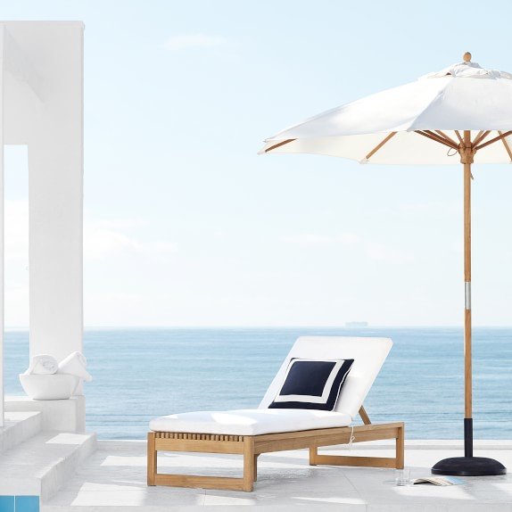 Ojai Outdoor Chaise Patio Furniture Williams Sonoma