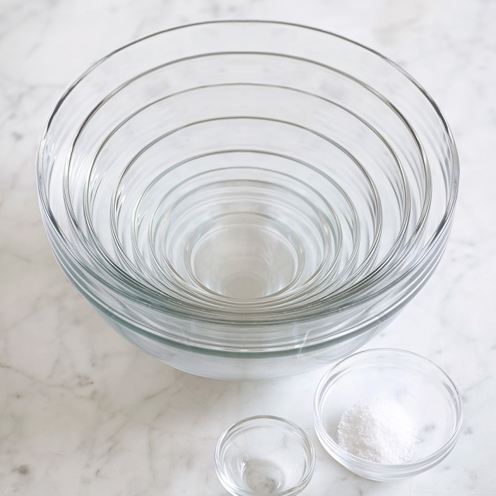 10-Piece Glass Mixing Bowl Set