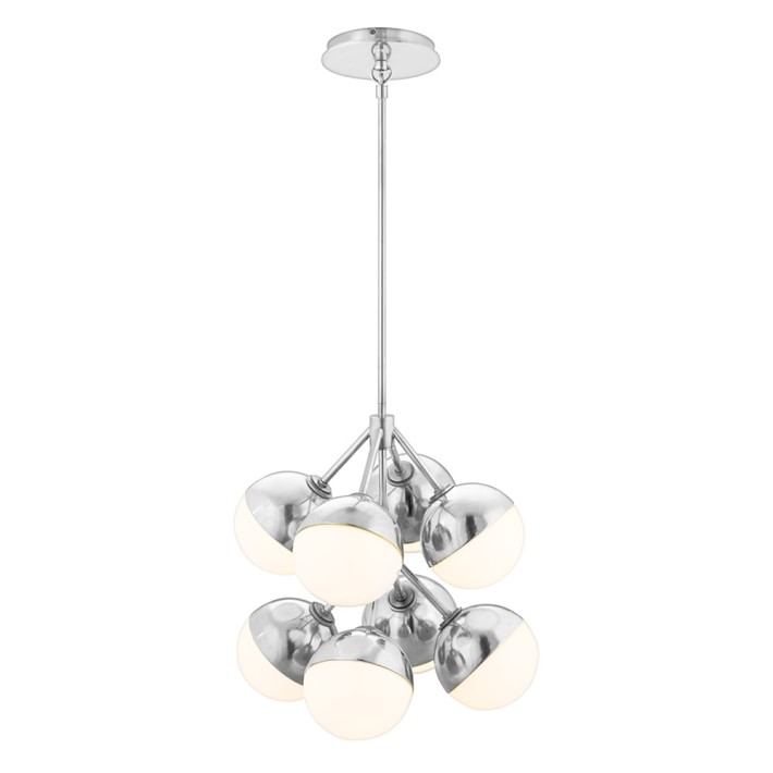 Polished Nickel Cardiff Pendant Light Williams Sonoma