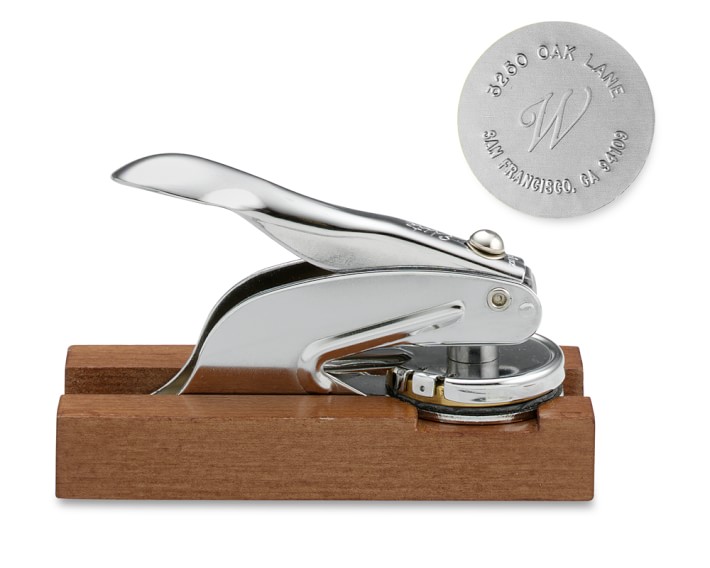 Personal Embosser with Stand Kitchen Counter Organizers Williams Sonoma