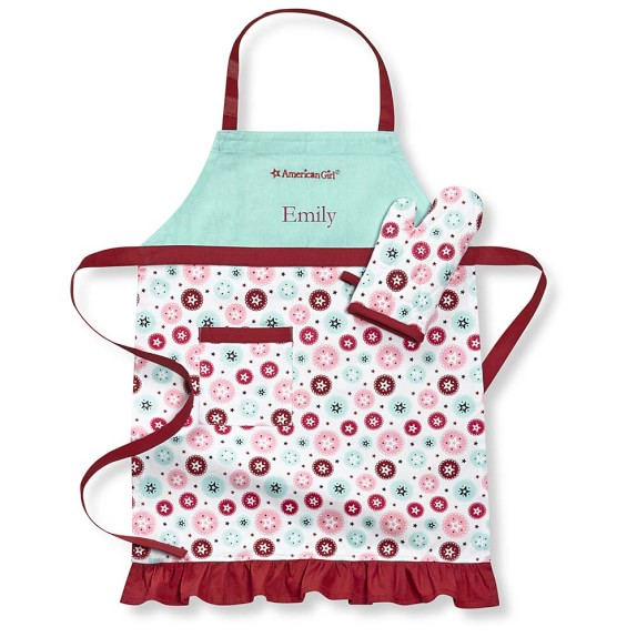 american girl apron set
