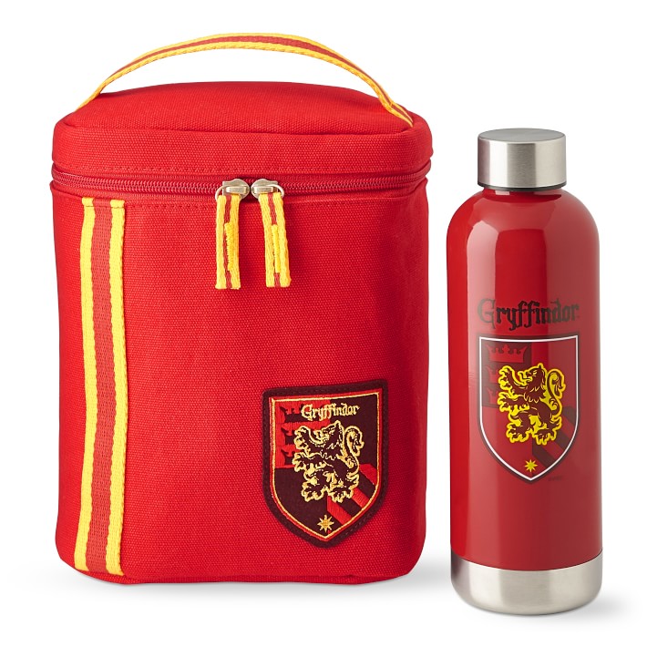 water bottle and lunch bag