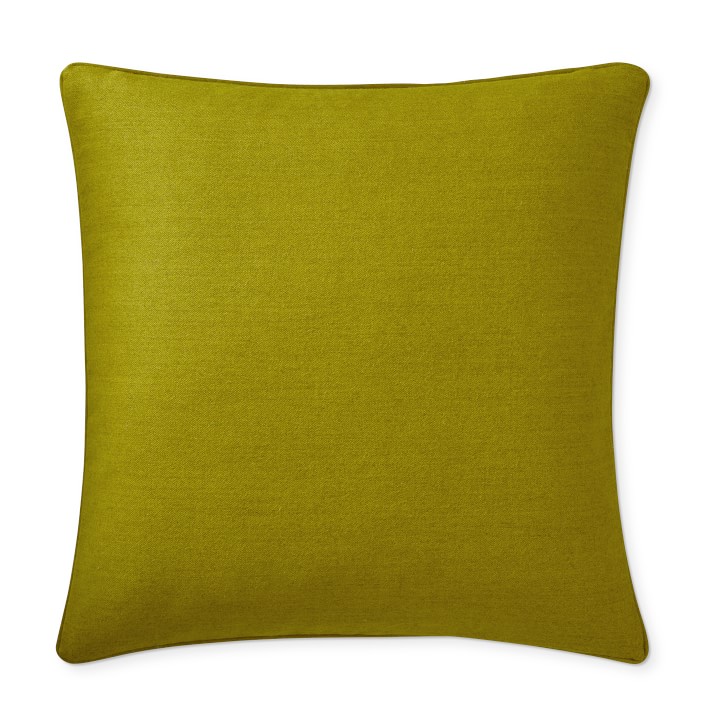 Rob And Lydia Mondavi Reversible Italian Wool Green Throw Pillow Williams Sonoma