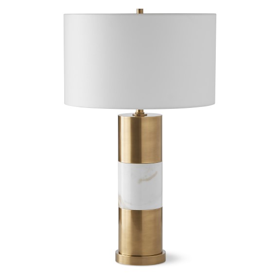marble gold lamp