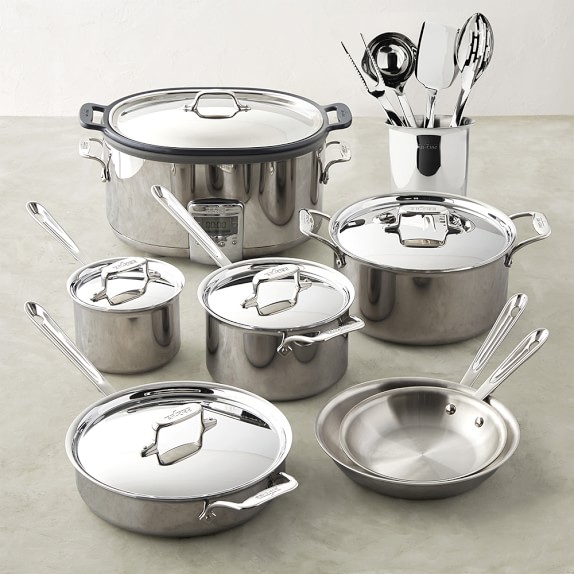 All-Clad Ultimate Stainless-Steel Set | Williams Sonoma