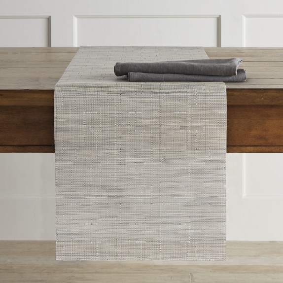 Chilewich Bamboo Chalk Table Runner Williams Sonoma