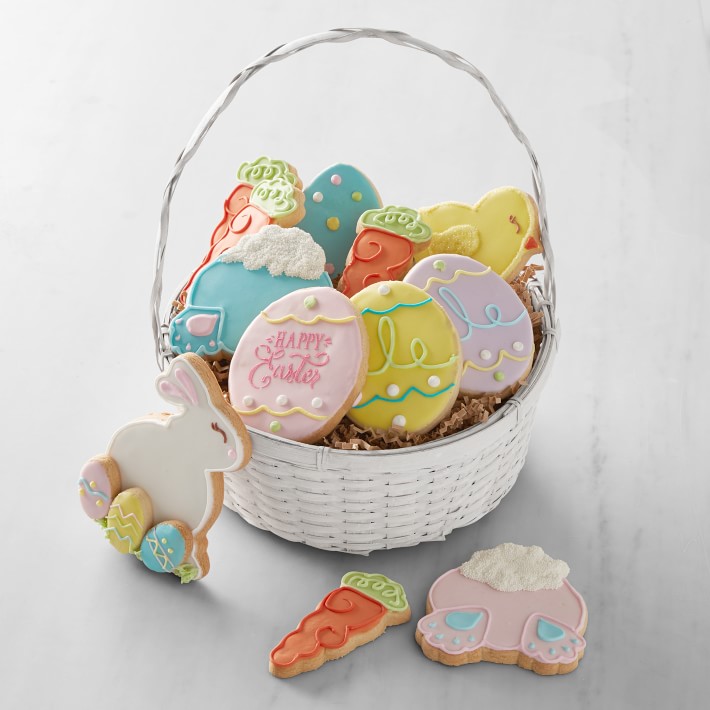 Easter Sugar Cookie Basket - Set of 12 | Williams Sonoma