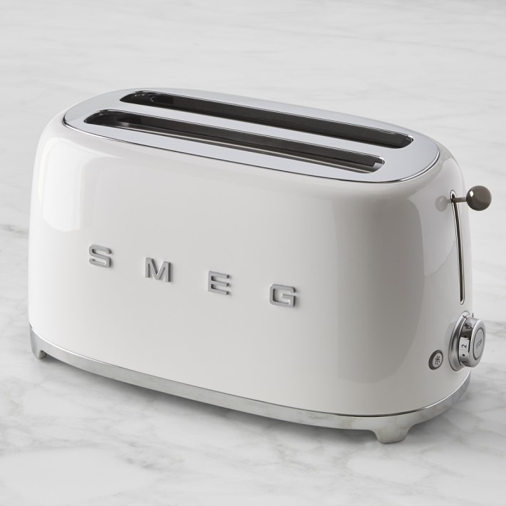 Shop Smeg 4-Slice Toaster, White from Williams-Sonoma on Openhaus