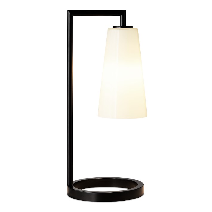 all black table lamp