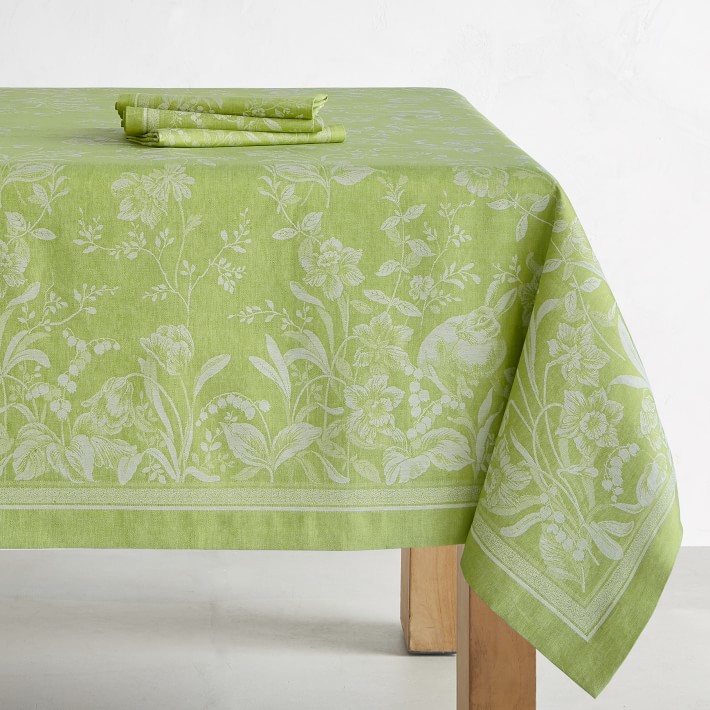 Spring Jacquard Tablecloth Williams Sonoma