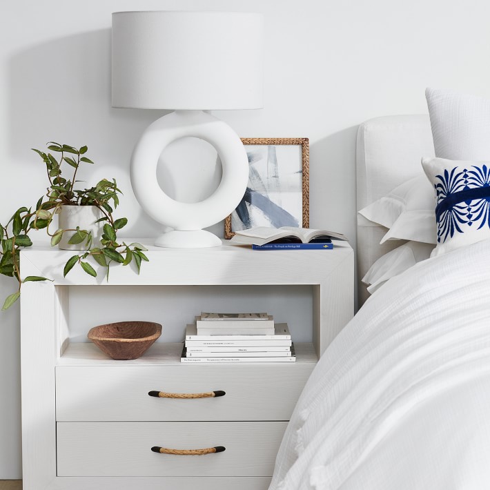 Small / low (under 23 in.) malta 2 drawer nightstand