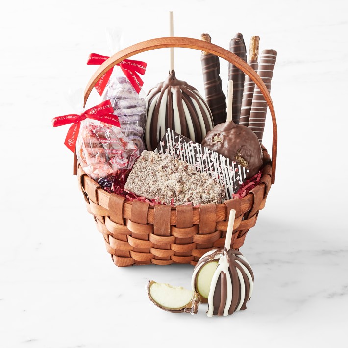 Holiday Caramel Apple Gift Basket, Medium Williams Sonoma