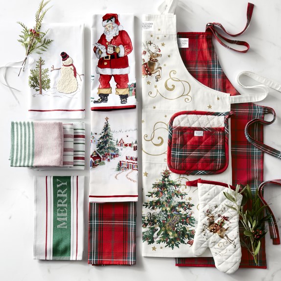 holiday kitchen linens