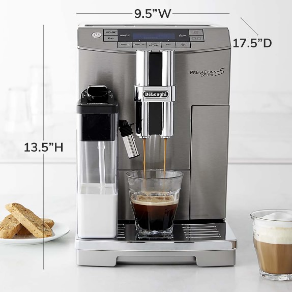 De Longhi Prima Donna S Fully Automatic Espresso Machine Williams Sonoma