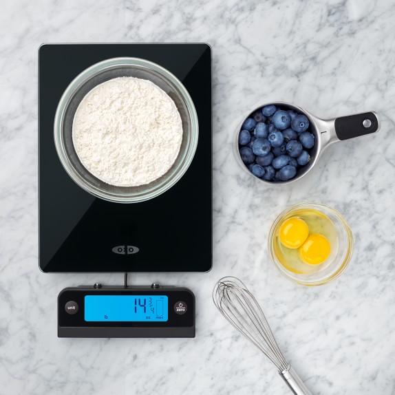 oxo good grips 11 lb food scale with pull out display