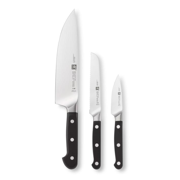 zwilling pro 3 piece knife set