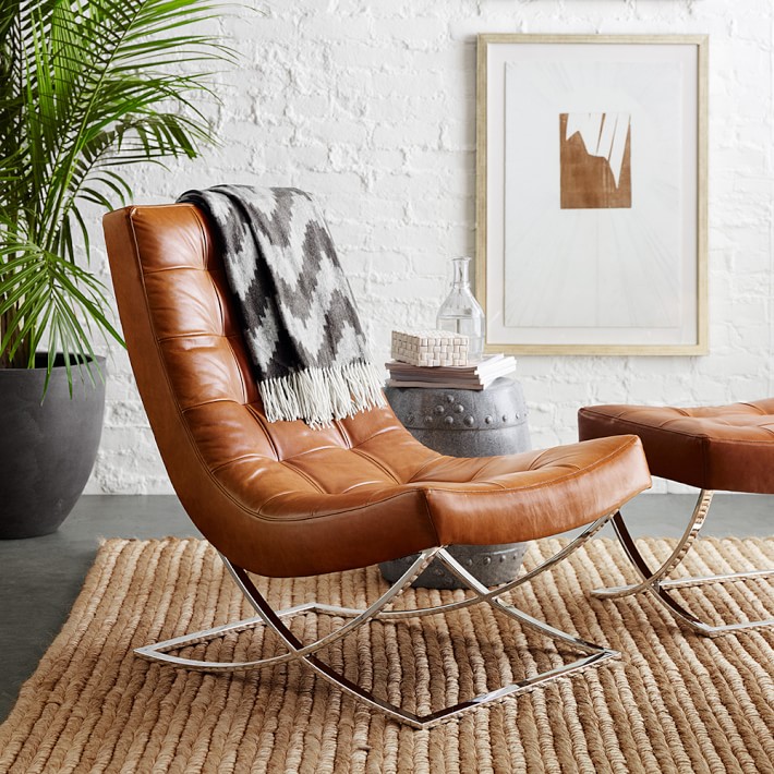 leather armchair
