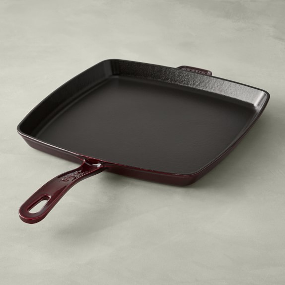 Staub Square Griddle Pan Williams Sonoma