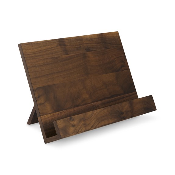Walnut Cookbook Holder Cookbook Stand Williams Sonoma