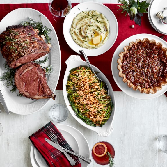 Complete Prime Rib Christmas Dinner Serves 8 Prepared Meal Delivery Williams Sonoma