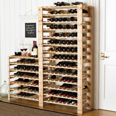 swedish 126 bottle wine rack