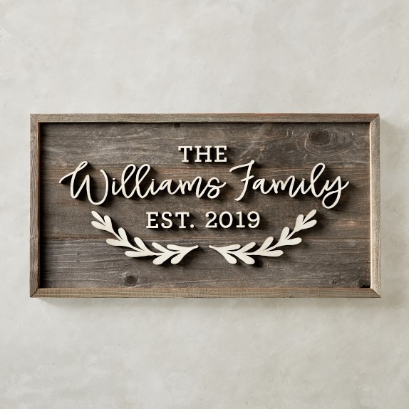 Handmade Family Name Plaque Office Name Plaque Custom Family Name Plaque For The Front Door