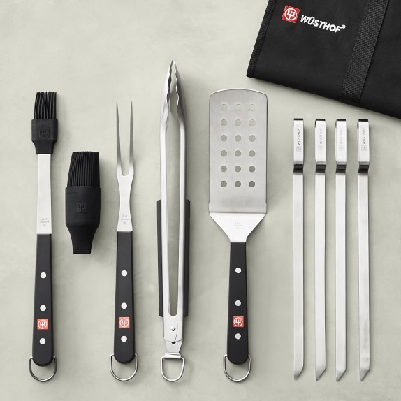 Wusthof 8 Piece q Set With Bag Grill Tools Williams Sonoma