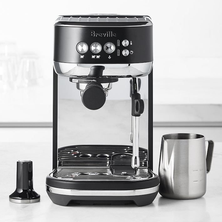 Breville Bambino Plus Espresso Machine Black Truffle Williams Sonoma