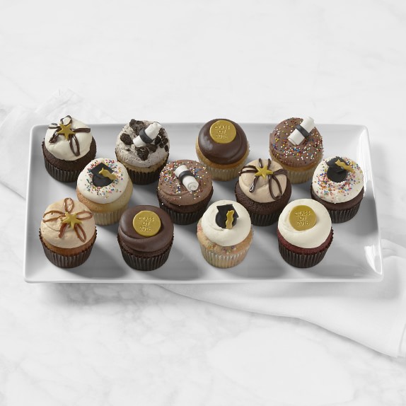 Georgetown Cupcake Graduation Cupcakes Set Of 12 Williams Sonoma