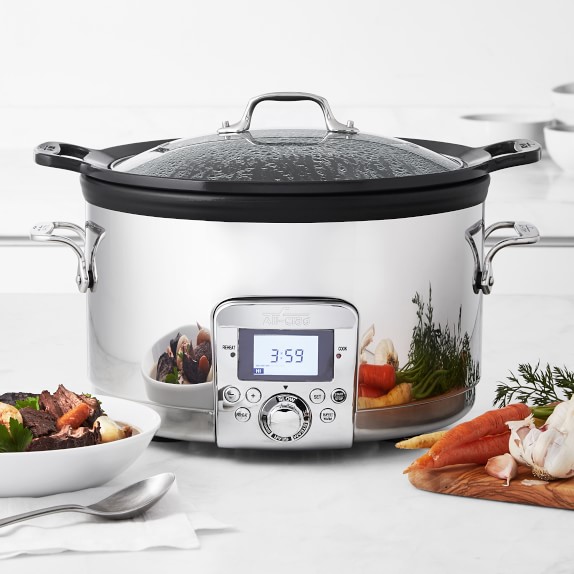 All Clad 5 Qt Gourmet Plus Electric Slow Cooker Williams Sonoma