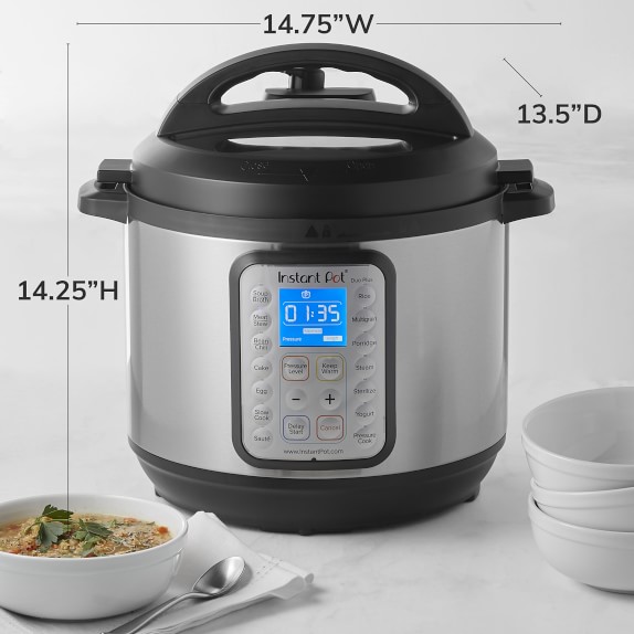Instant Pot Duo Plus80 9-in-1 Multi-Use Programmable Pressure Cooker