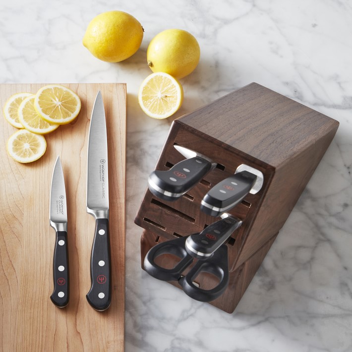 Wüsthof Classic 7Piece White Knife Block Set Williams Sonoma