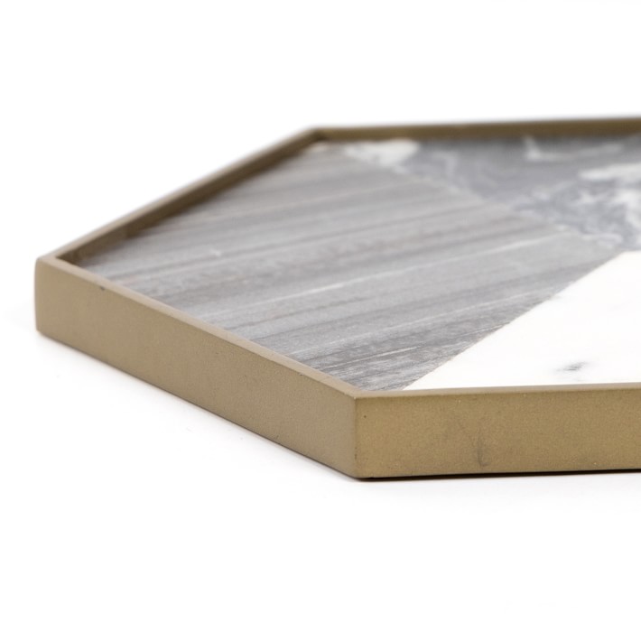 Grey Marble Decorative Tray Williams Sonoma