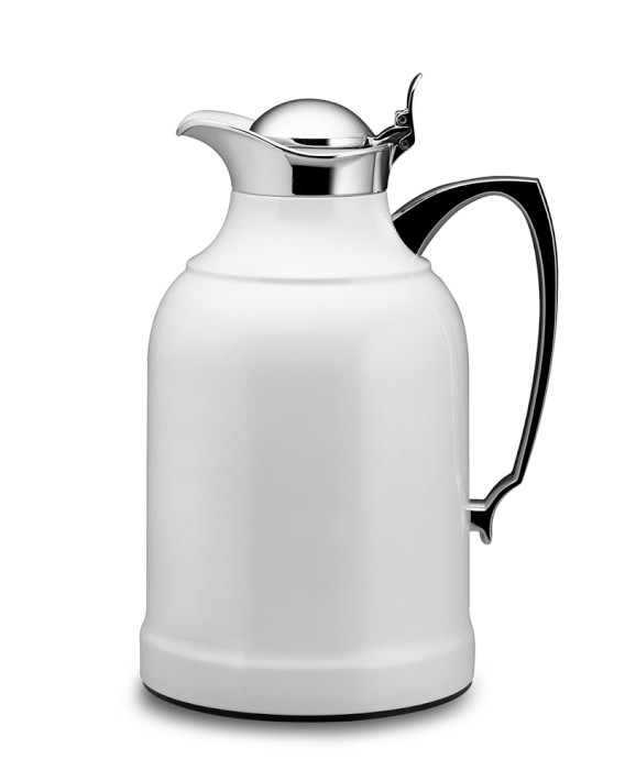 white thermal coffee carafe