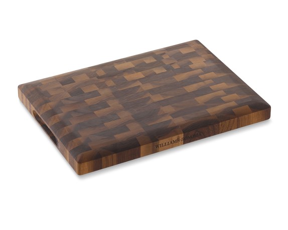 Williams Sonoma End Grain Walnut Wood Cutting Board Williams Sonoma