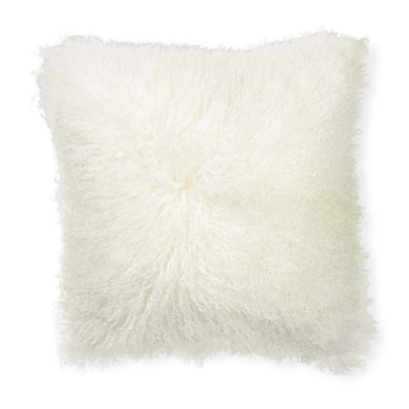 mongolian wool cushion