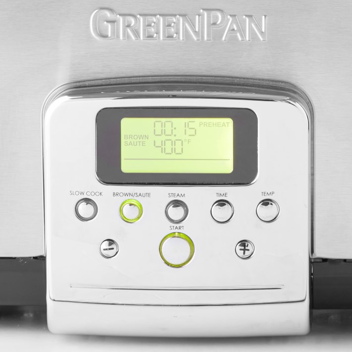 GreenPan™ Premiere StainlessSteel Slow Cooker Williams Sonoma CA