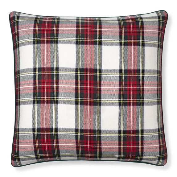 tartan throw pillows