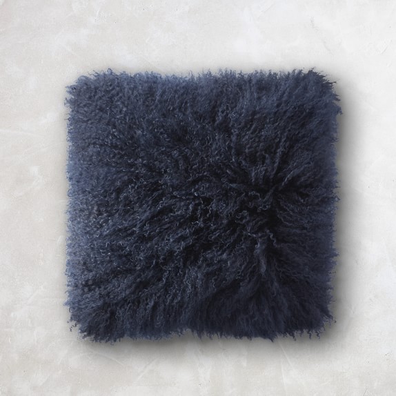 mongolian lambswool pillow