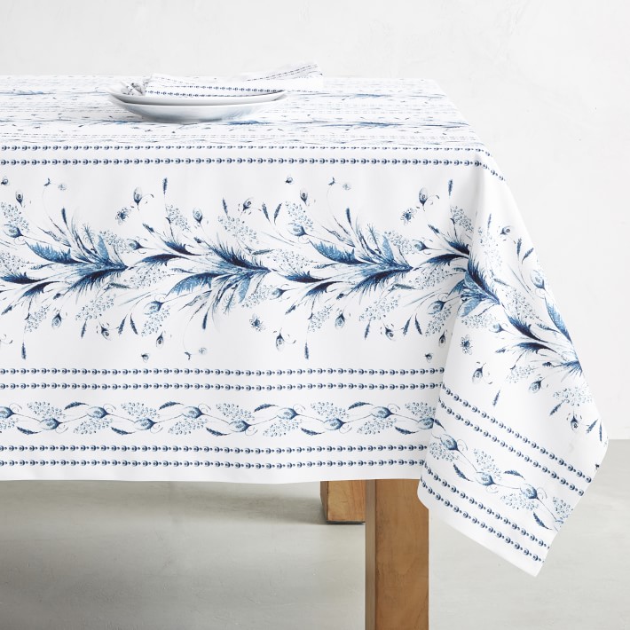williams-sonoma.com | Printemps Bleu Tablecloth