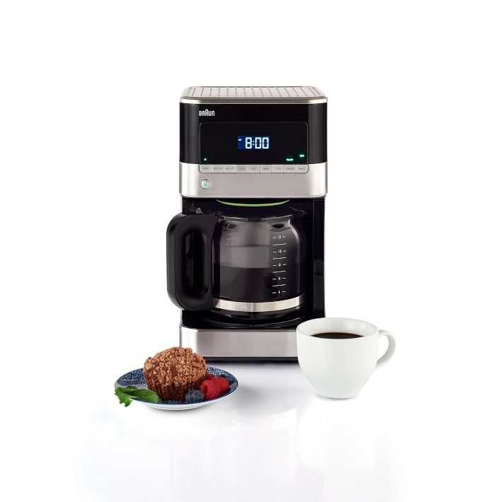 Braun BrewSense Drip Coffee Maker 12Cup, White Williams Sonoma