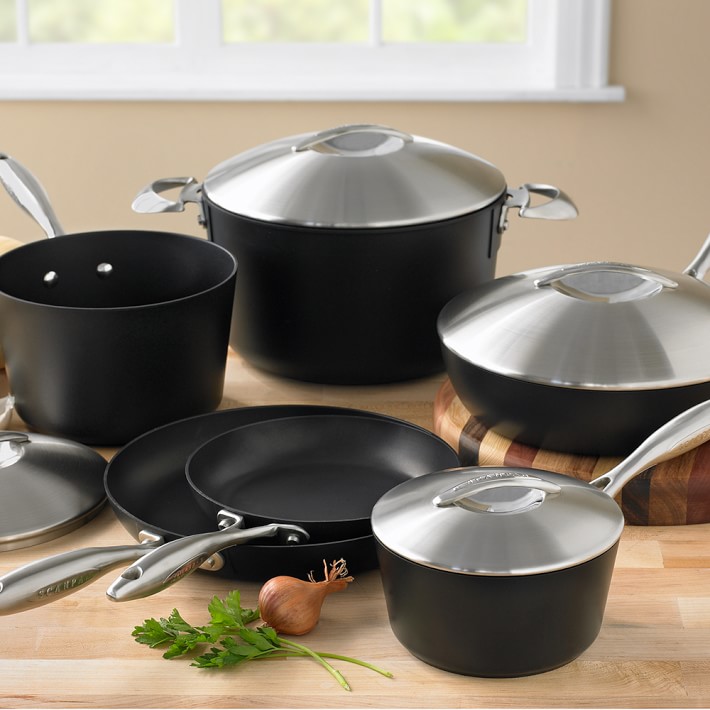 SCANPAN Professional Nonstick 10-Piece Cookware Set | Williams Sonoma