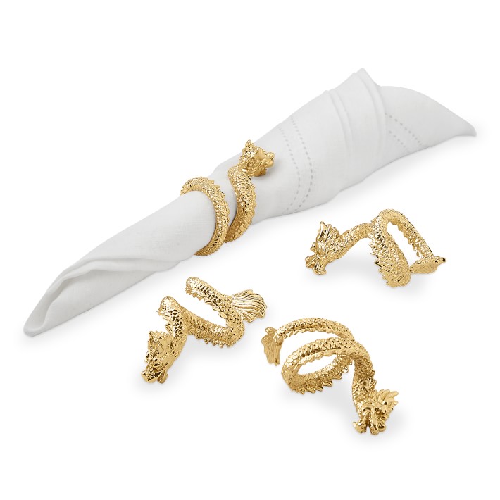 Dragon Napkin Rings Williams Sonoma CA Williams Sonoma