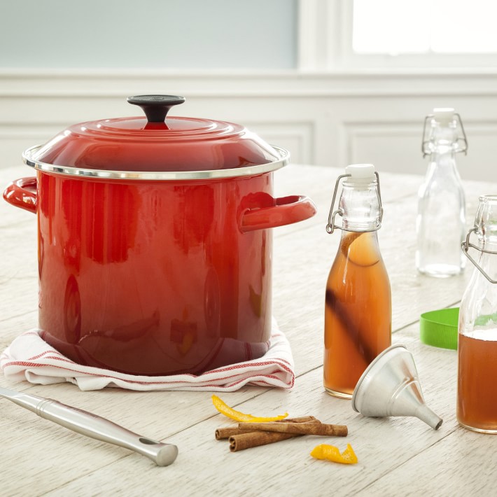 Le Creuset EnameledSteel Stock Pot Williams Sonoma