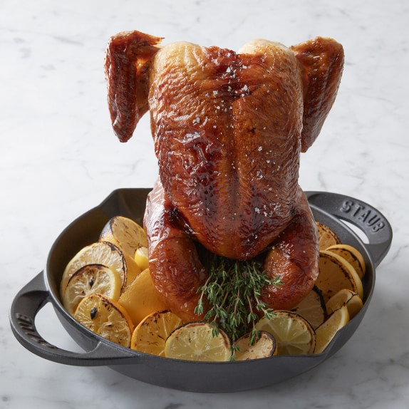 Staub Cast-Iron Vertical Chicken Roasting Pan | Williams Sonoma
