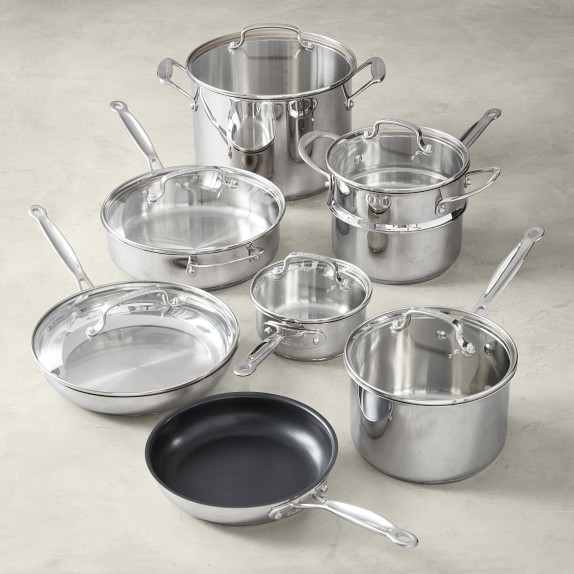 Classic Stainless Steel Cookware Set 14-Piece 