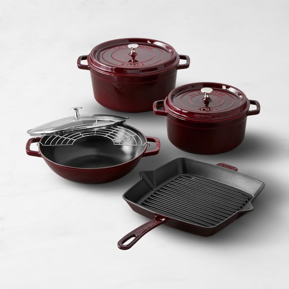Staub Cast-Iron 7-Piece Cookware Set | Williams Sonoma