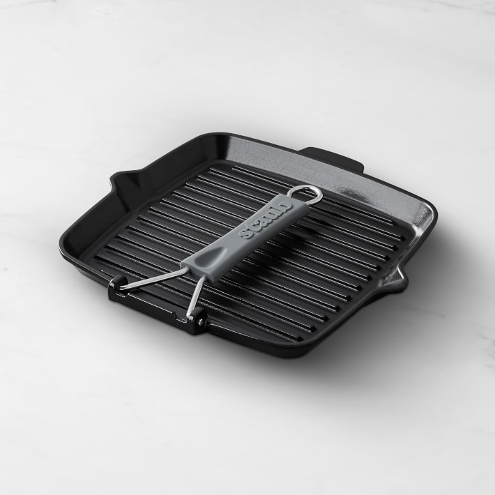Staub Folding Grill Pan Black Williams Sonoma