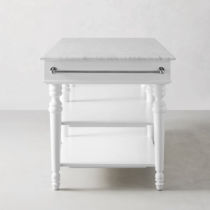 Larkspur MarbleTop Kitchen Island Williams Sonoma