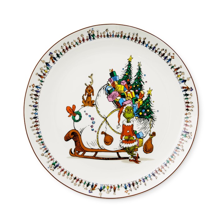 The Grinch Dessert Plates Set of 4 Williams Sonoma